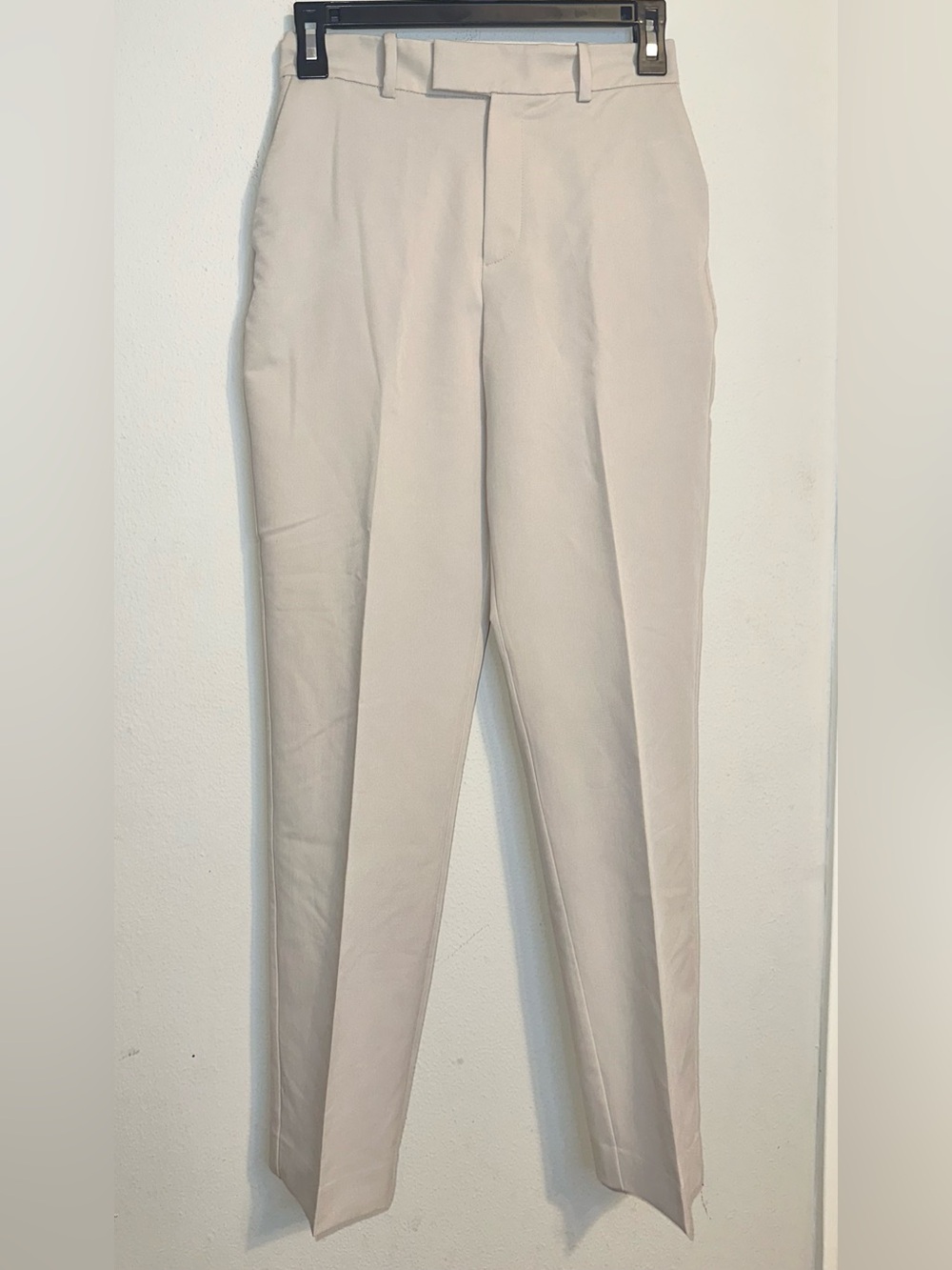 Mango Slim Fit Cream Pants